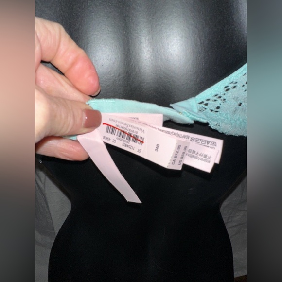 NWT Victoria's Secret Bra Dream Angels Lined Demi Lace Scalloped Trim 34B AA20 - Picture 4 of 6